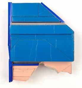 Re-STRUCTURE 3 (Collusion), 2023, by Ryan Sarah Murphy. Found (unpainted) cardboard, foamcore.