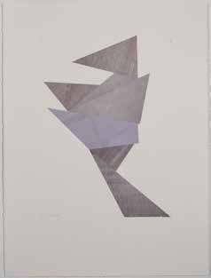Queen, 2016, by Rachel Hornaday. Collage, printed envelopes, Rives BFK paper.
